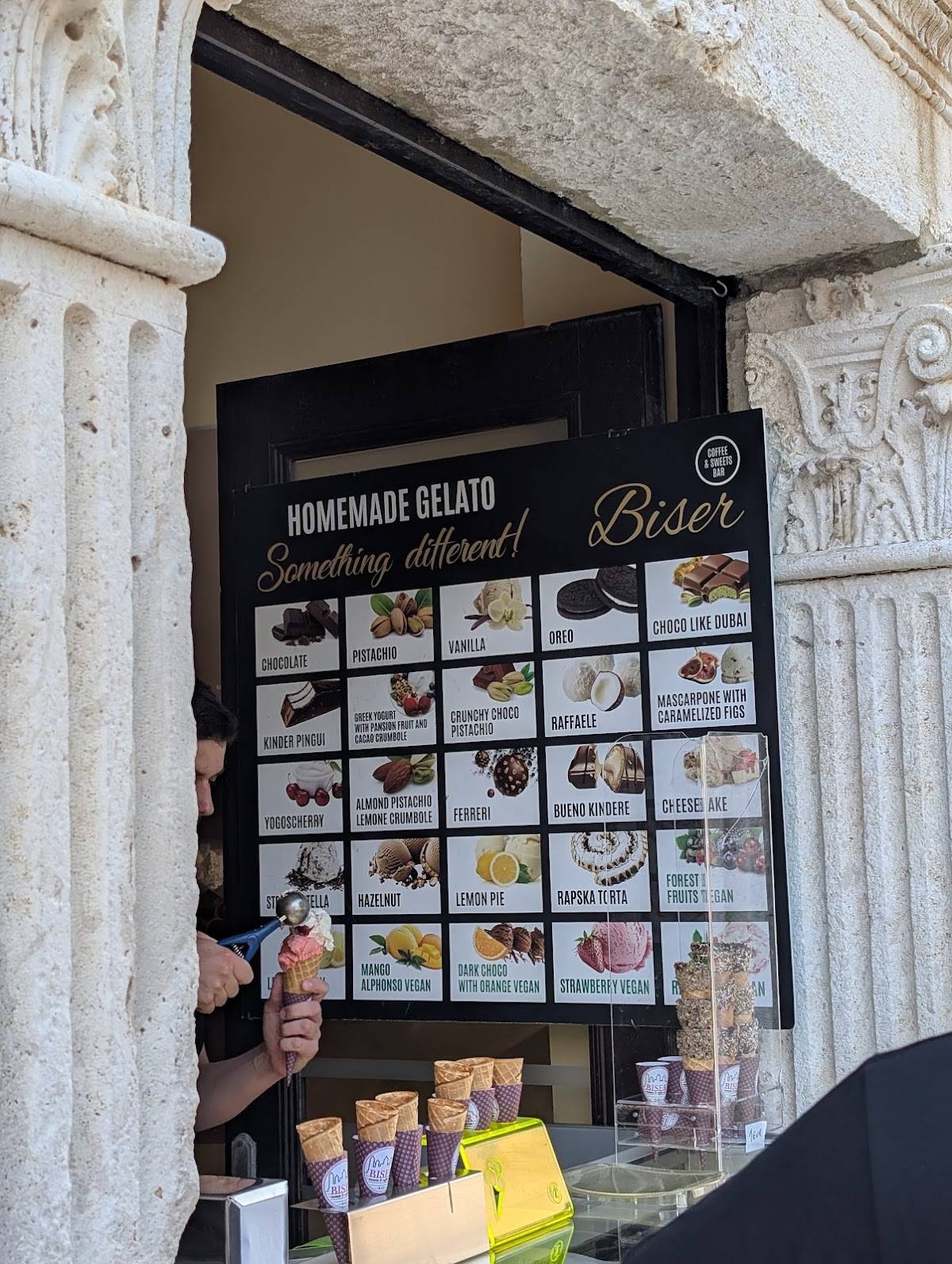 Caffee Bar Biser меню