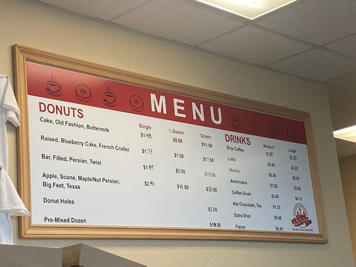 Chuck's Donuts меню