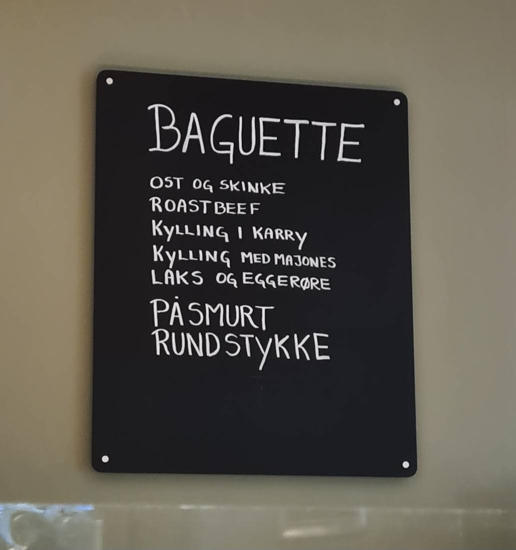 Matstova kafe avd. Stryn torg меню