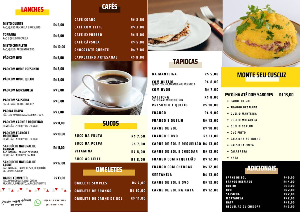 Café Potiguar меню