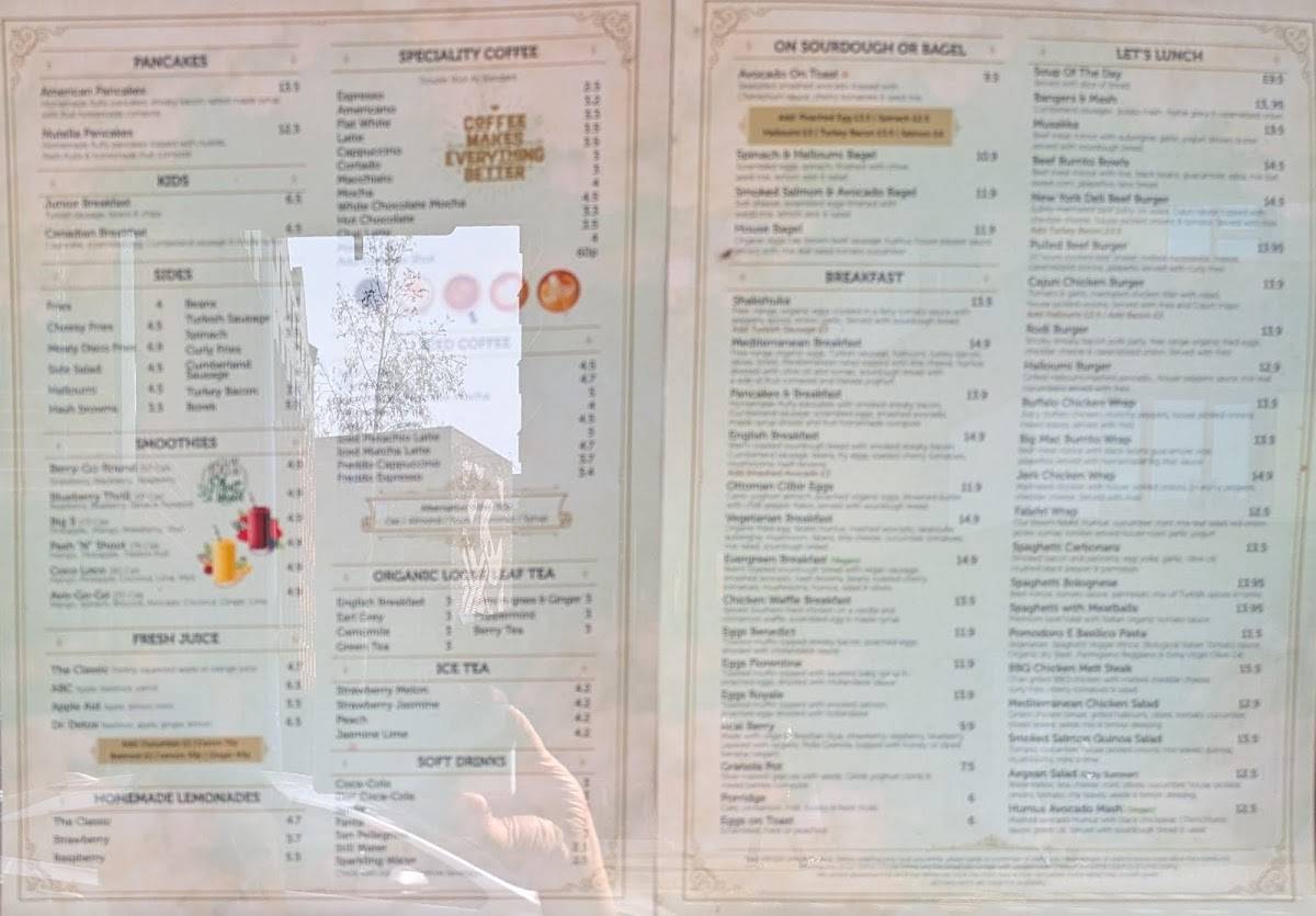 Cafe RODI меню