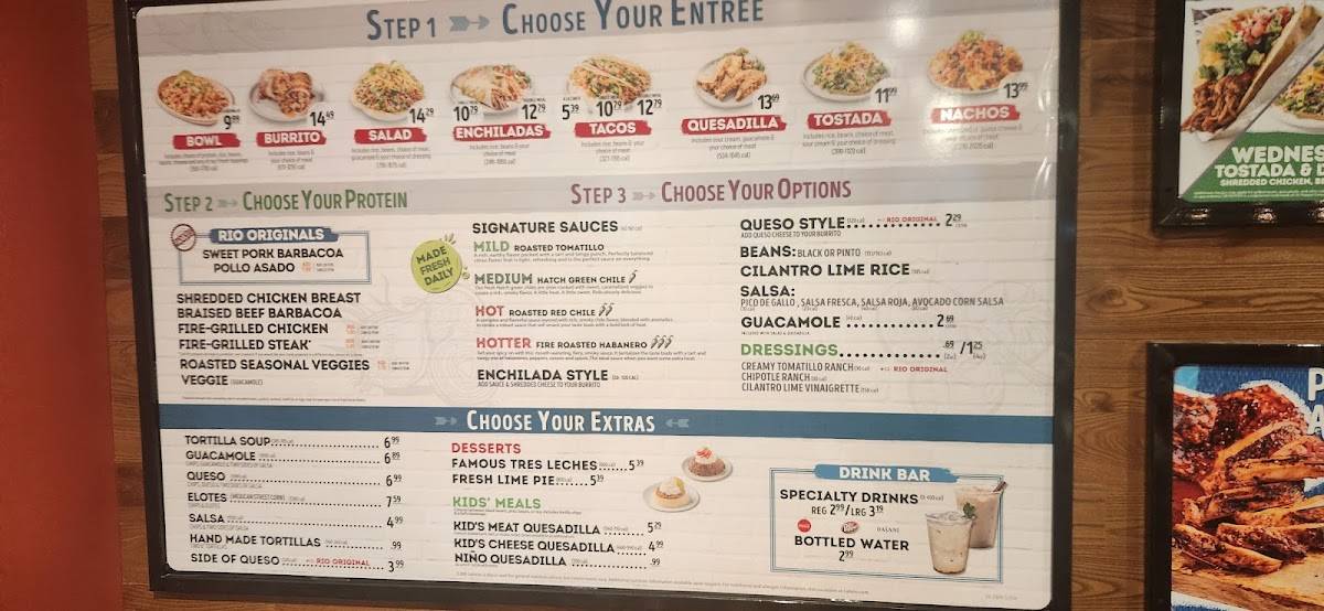 Cafe Rio Fresh Modern Mexican меню