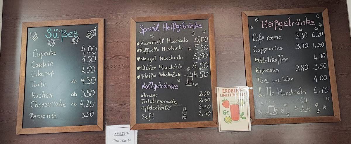 Törtcheneck Schwesterherz меню
