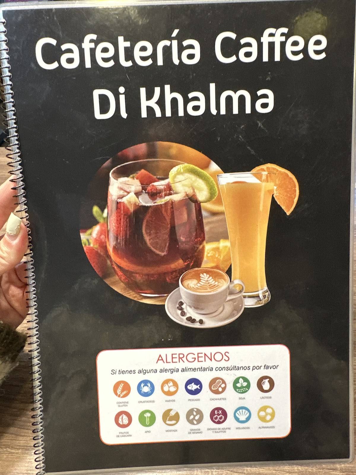 Cafetería Caffe Di Khalma меню