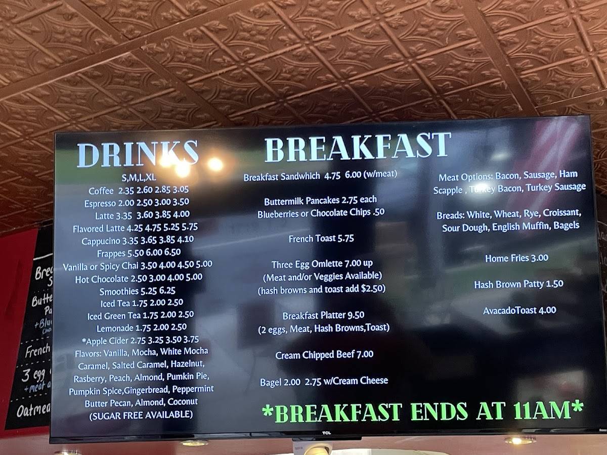 Caffè Di Roma меню