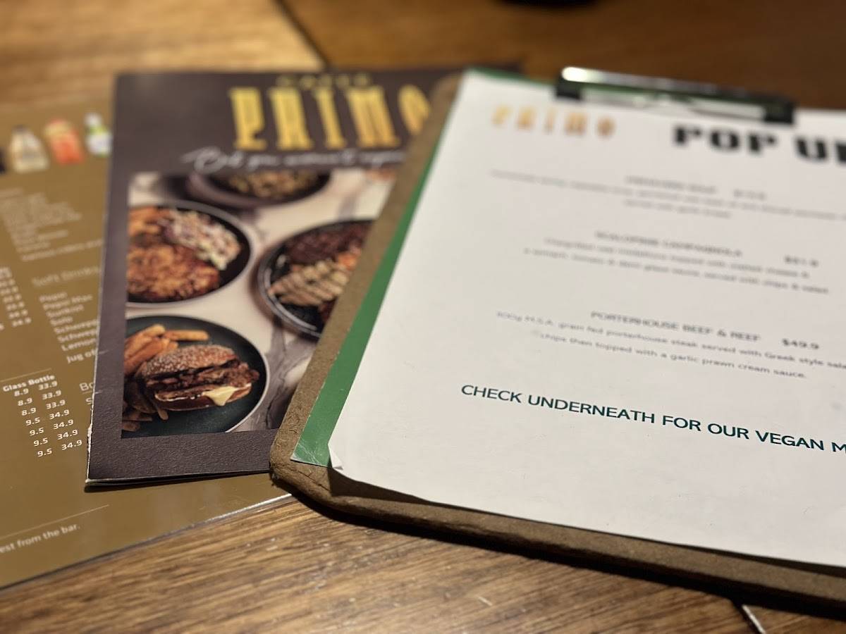 Caffe Primo Modbury меню