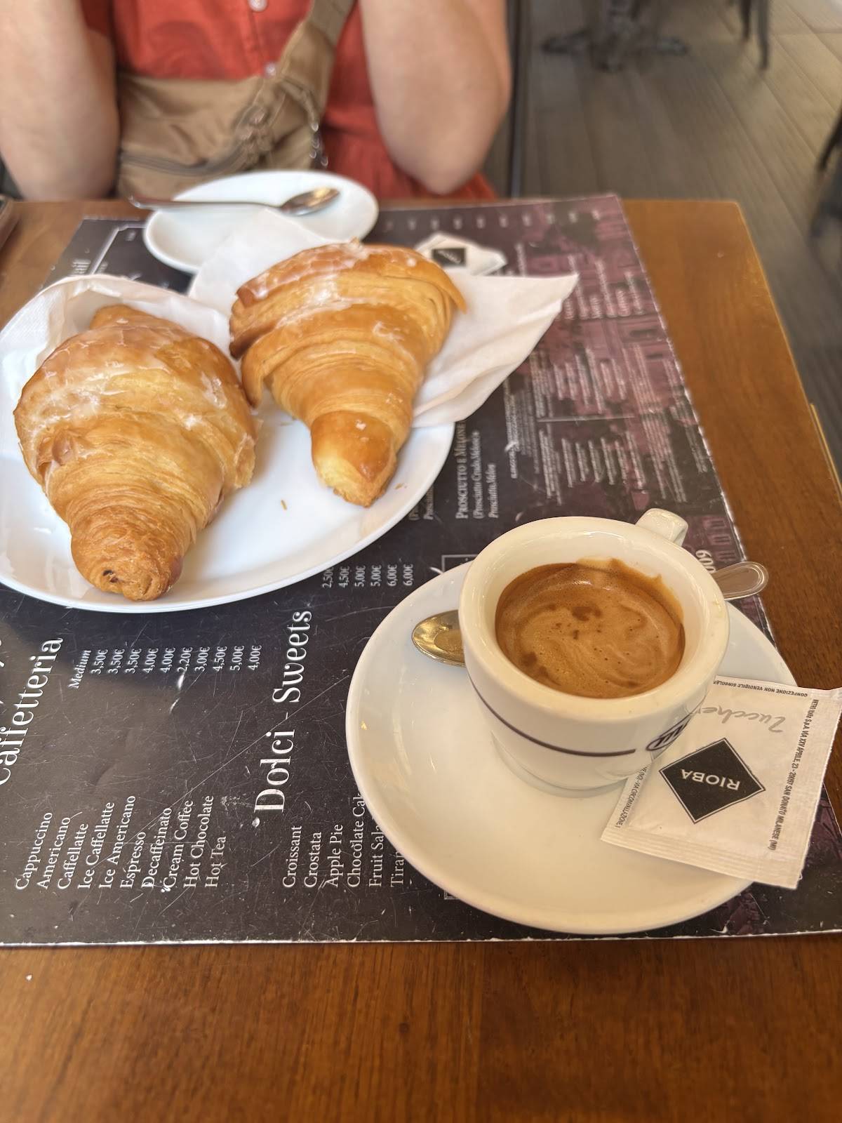 Caffe dei Papi меню