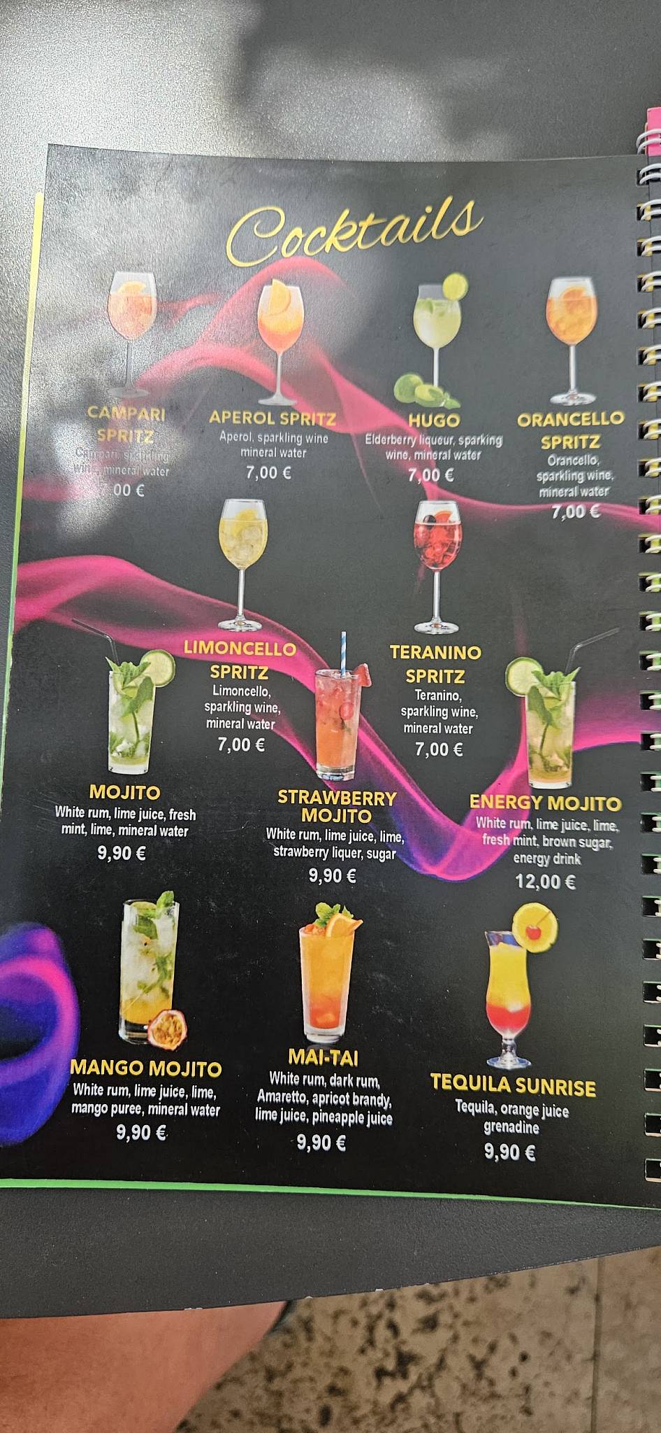 Caffee Bar Biser меню