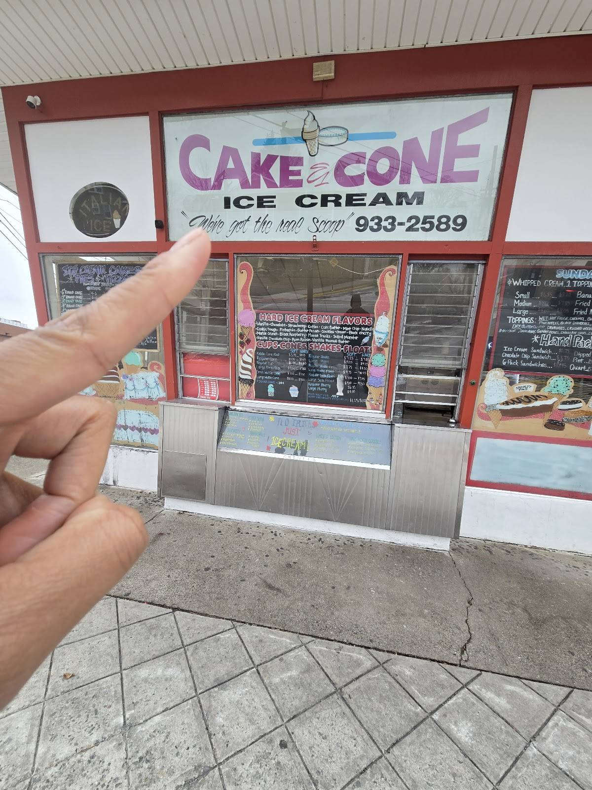 Cake and Cone меню