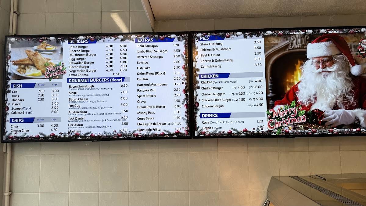 Calamar Fish Bar меню