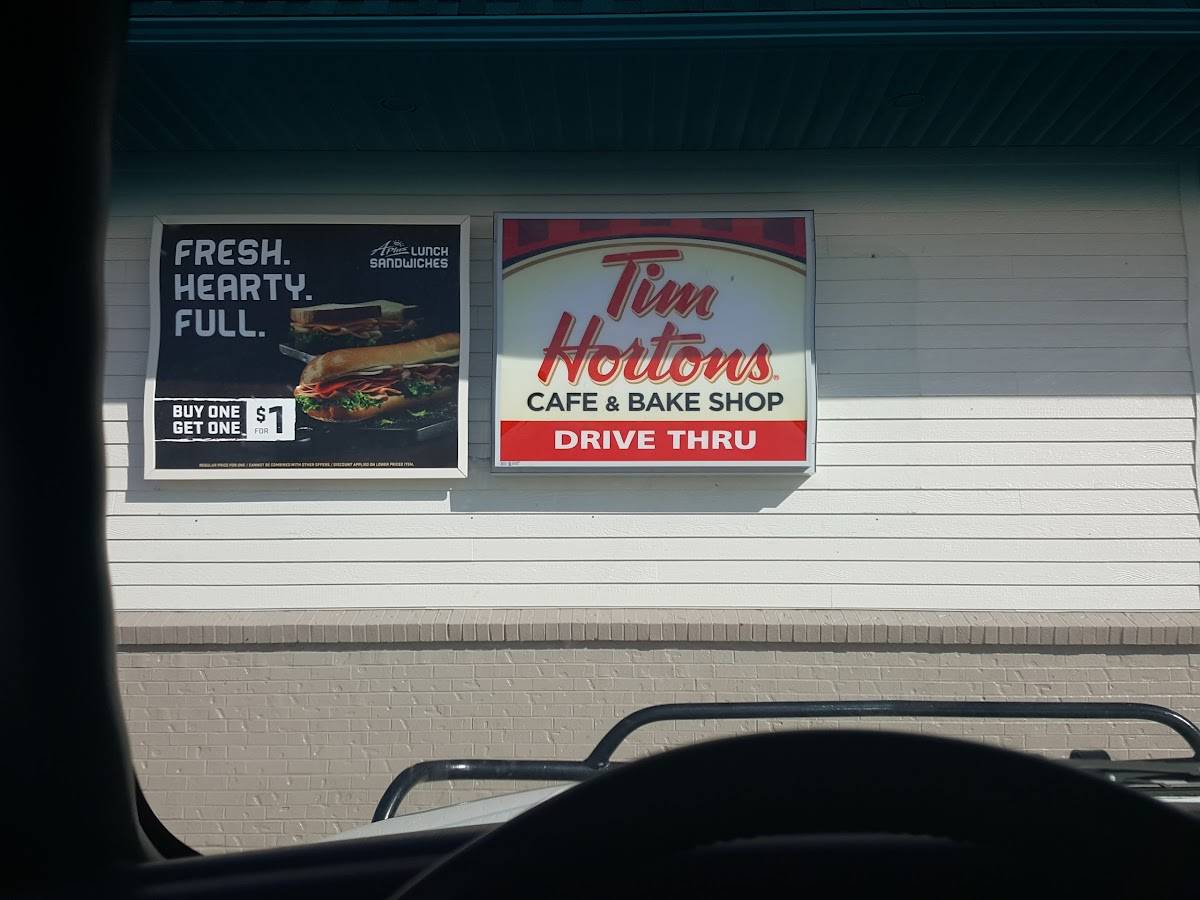 Tim Hortons меню