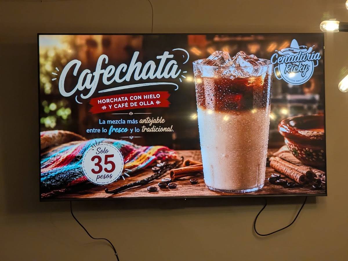 Cenaduría Ricky меню