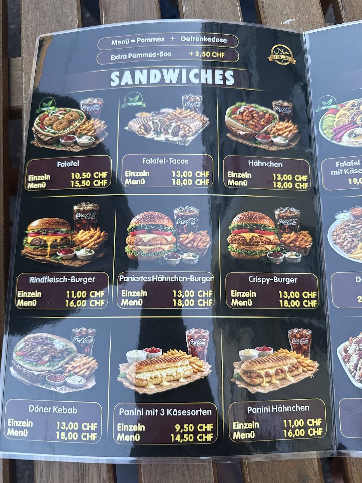 Chef Tacos меню