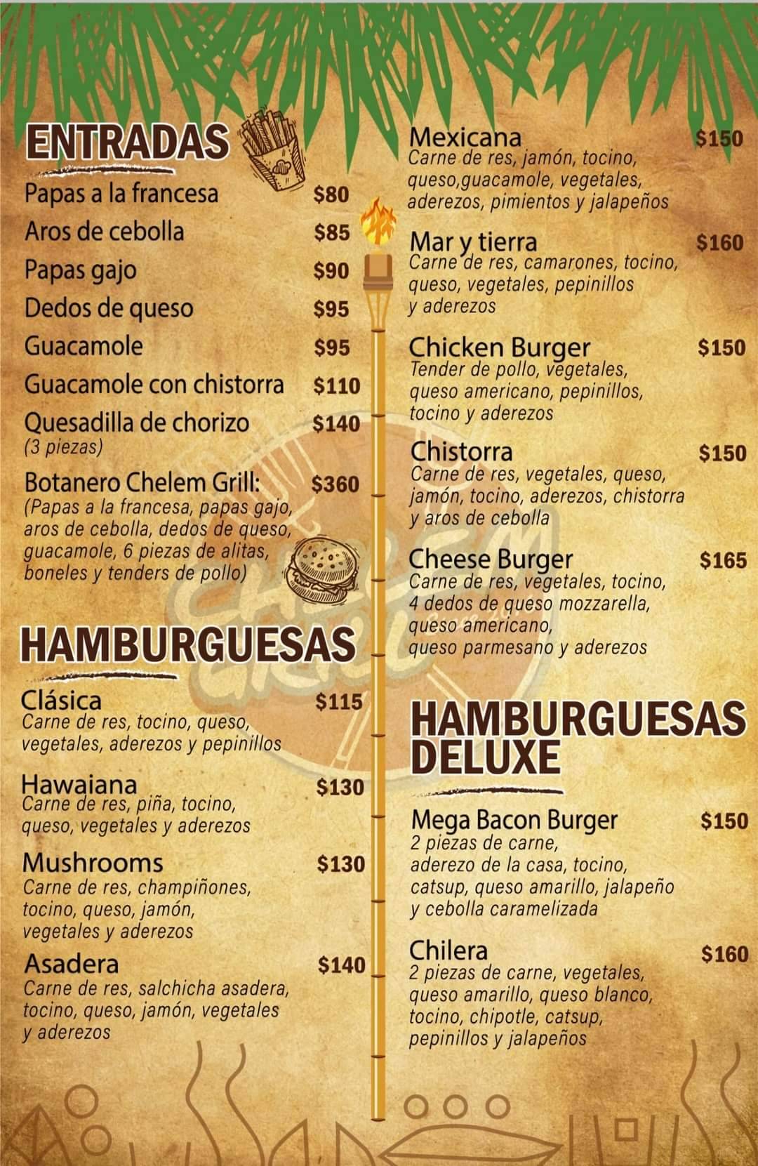 Chelem Grill меню