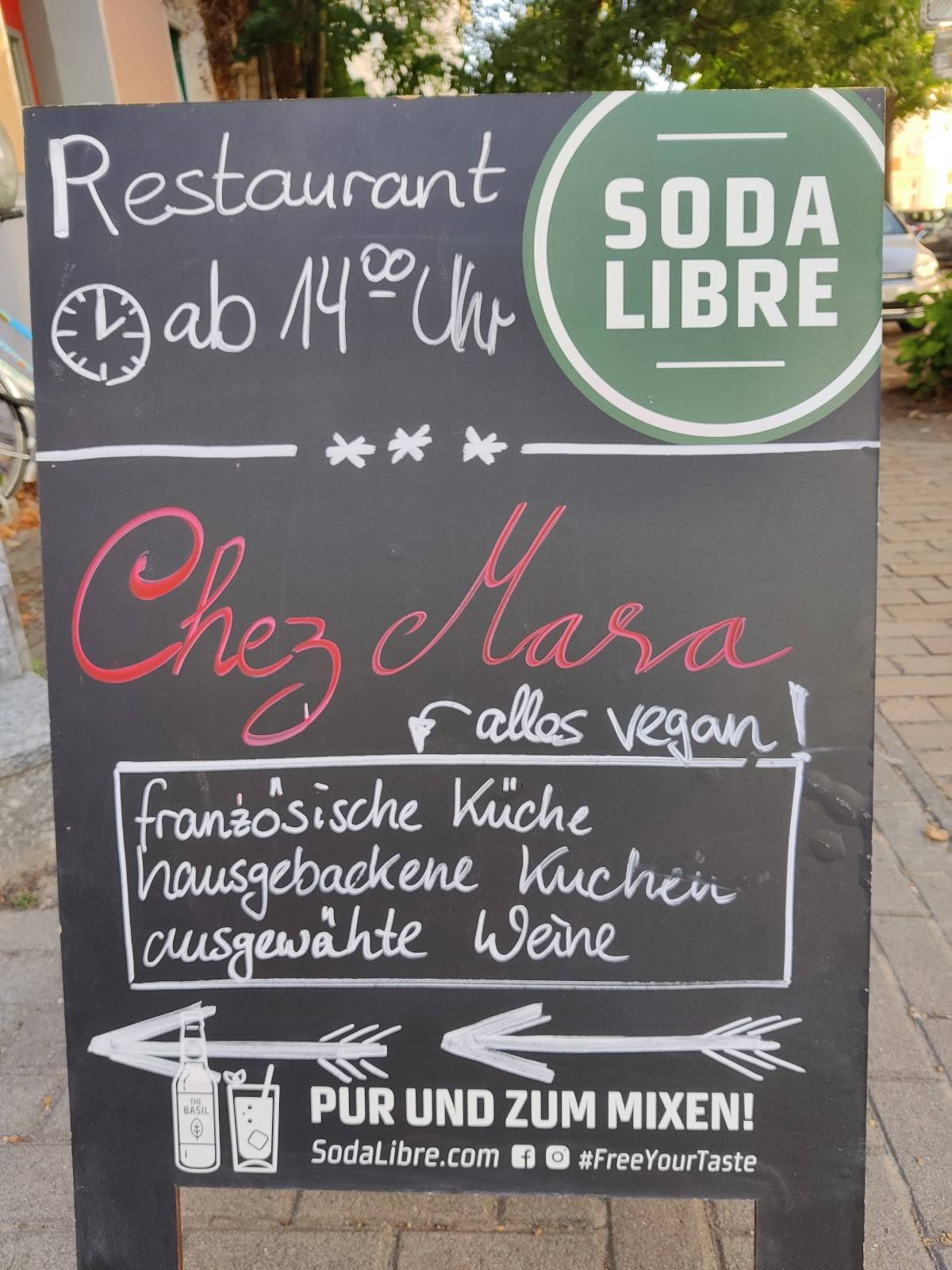 Chez Mara меню