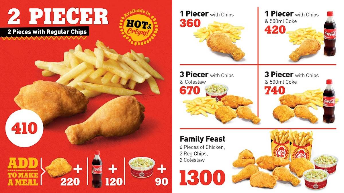 Chicken Inn Two Rivers Mall меню