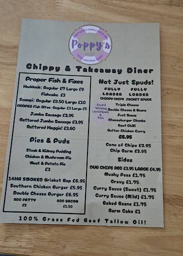 Chip Shop меню