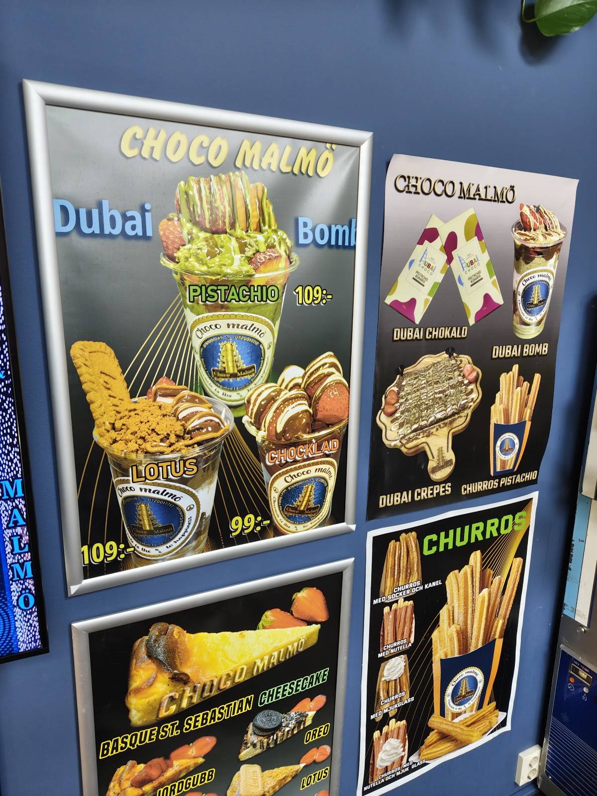 Choco Malmö меню