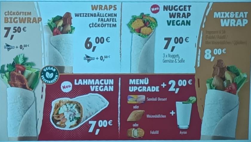 Cigkoftem меню