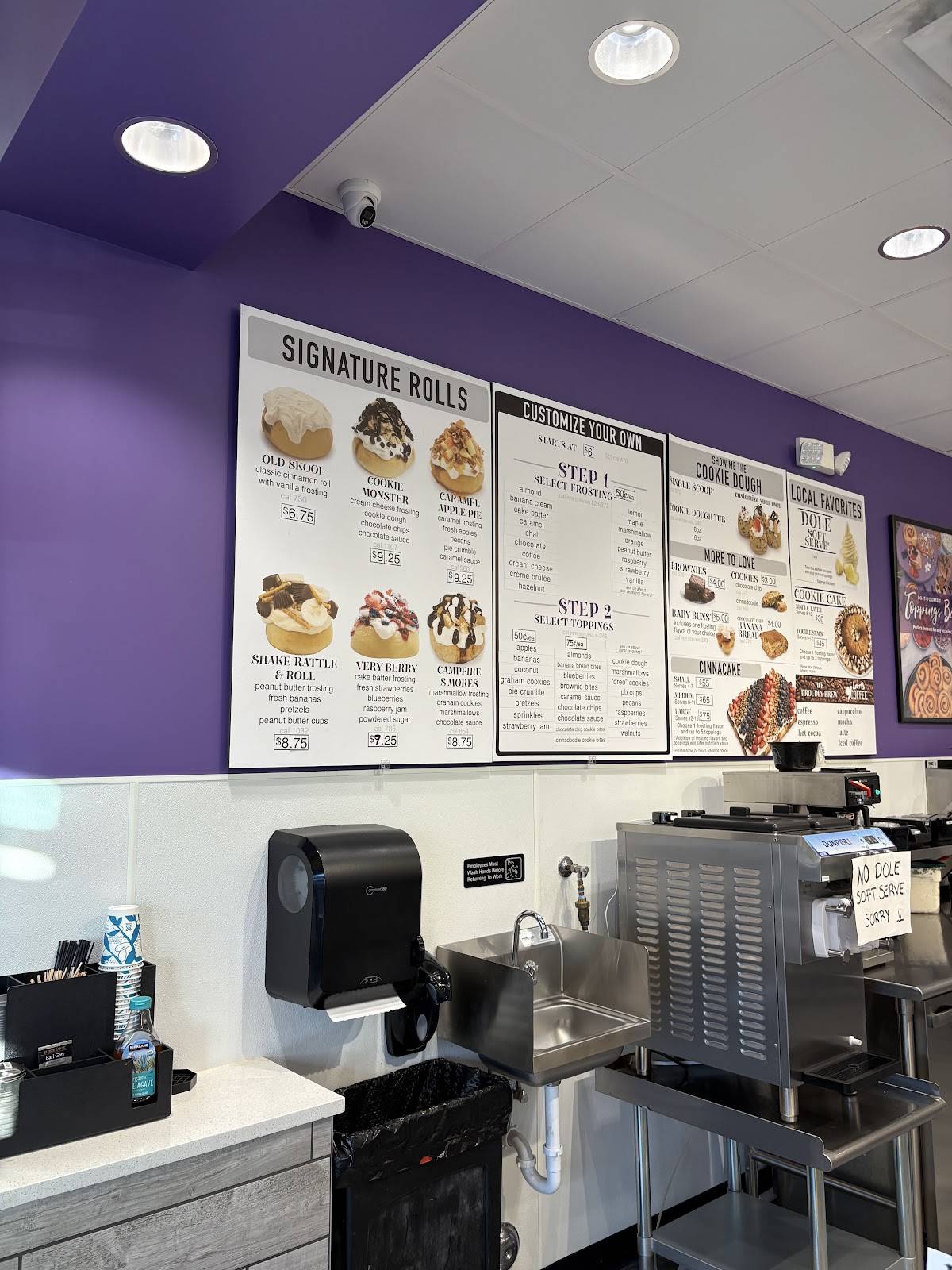 Cinnaholic меню