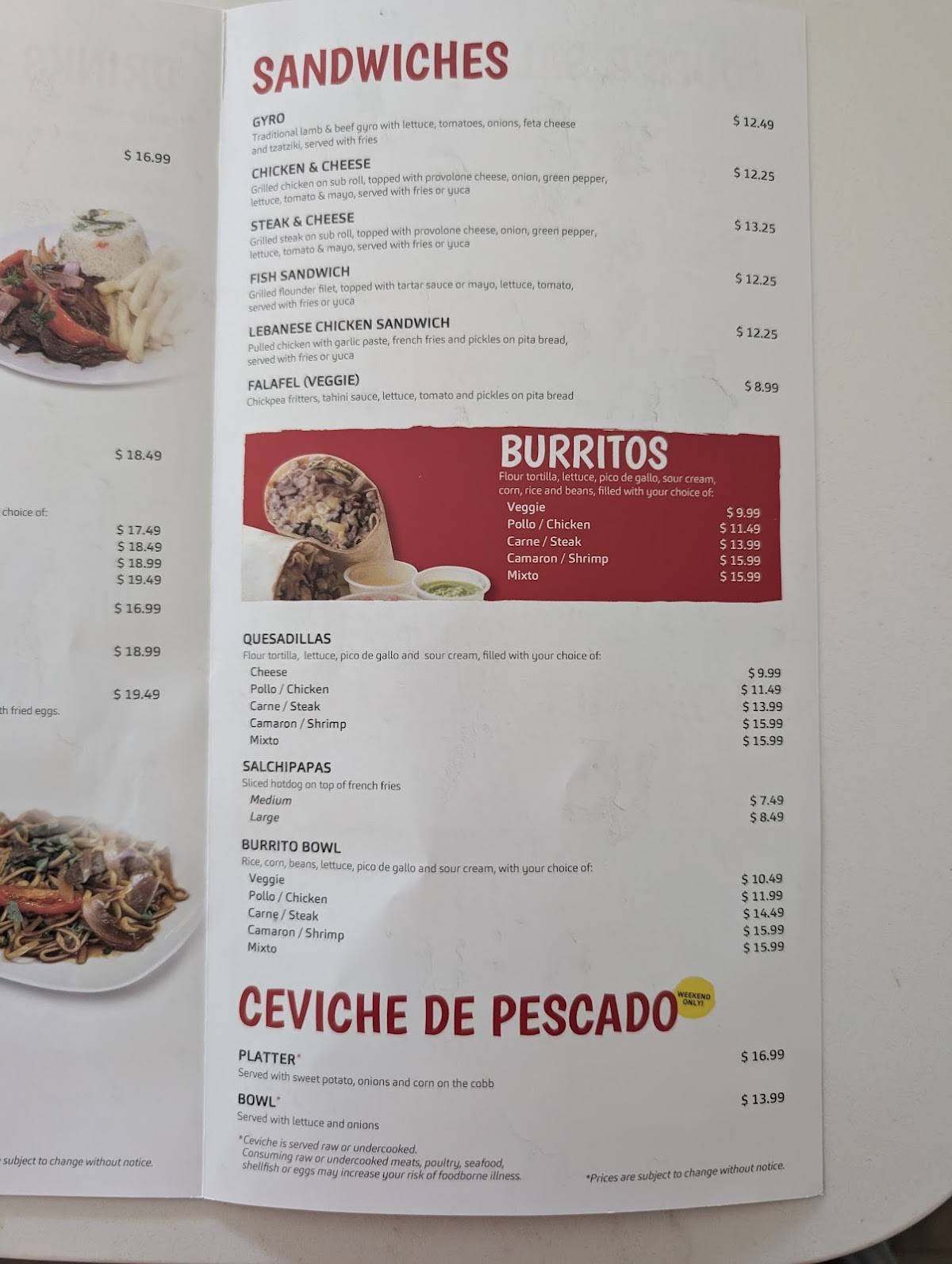 Cocorico Chicken меню