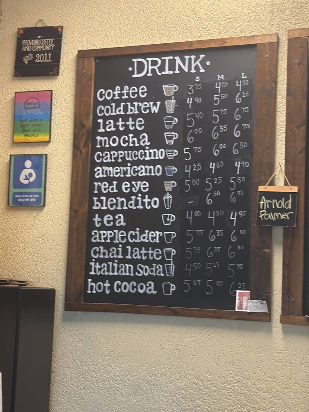 Coffee Bandits меню