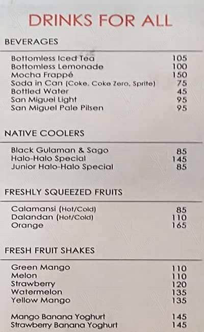 Conti's Take Out Nook - SM City Sta. Rosa Laguna меню