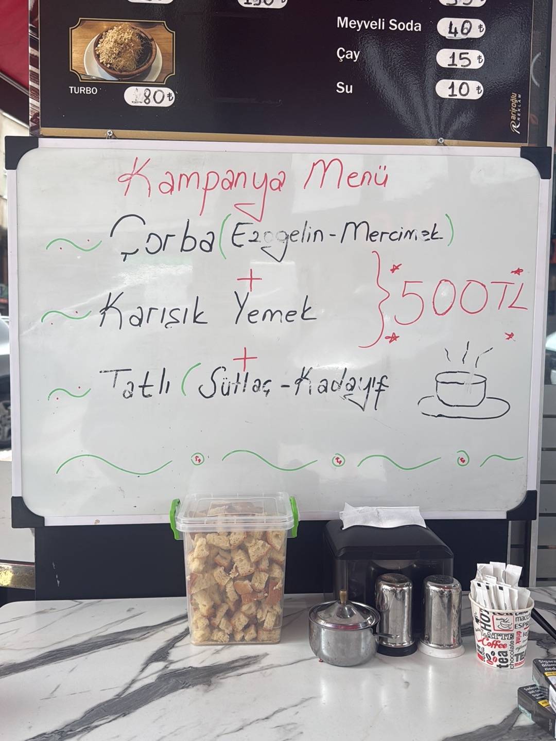 ÇorbaSaati меню