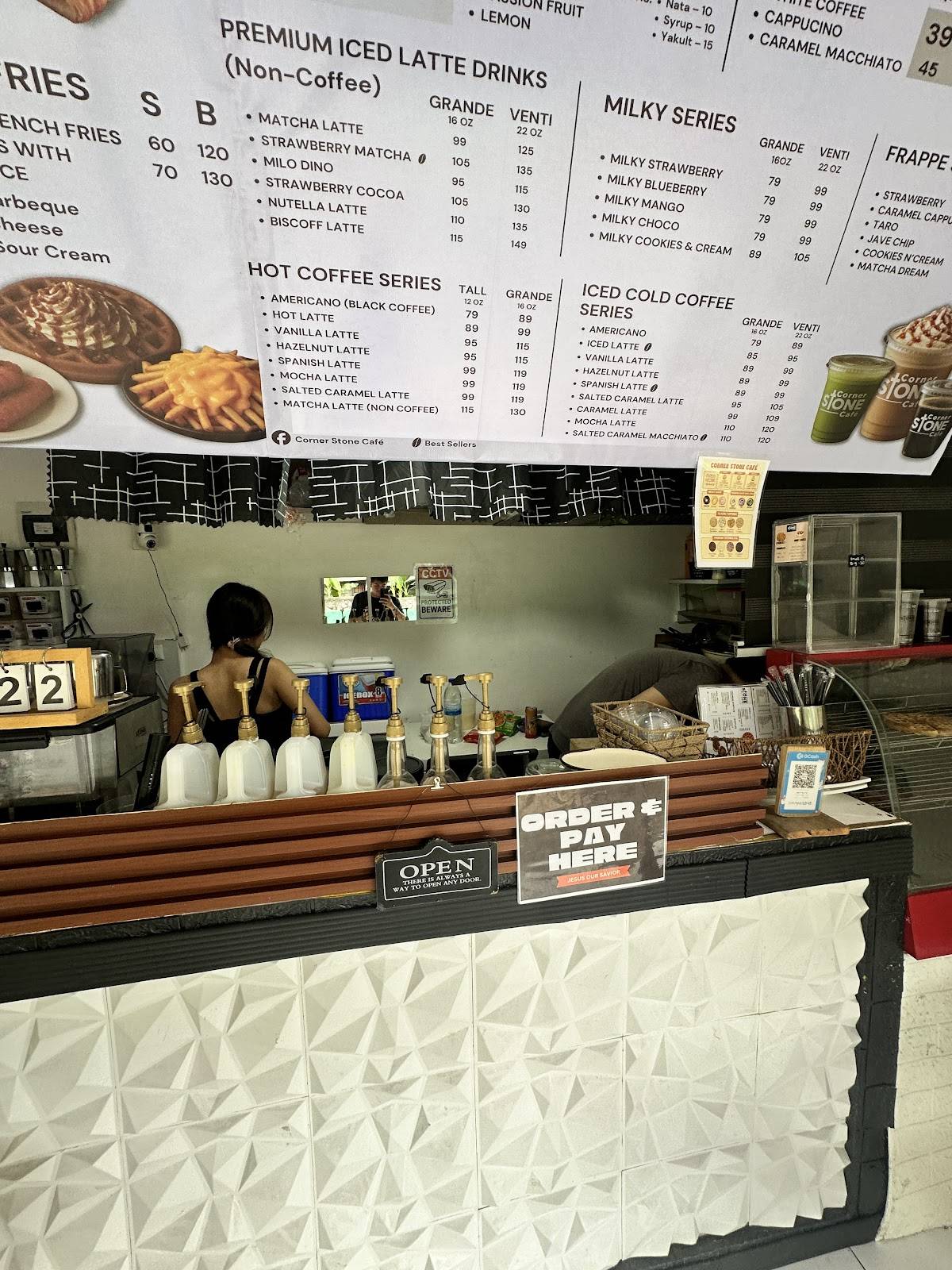Cornerstone Cafe меню