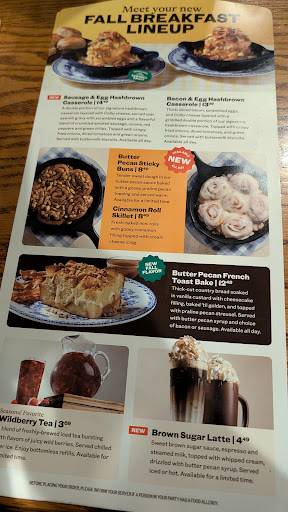 Cracker Barrel Old Country Store меню