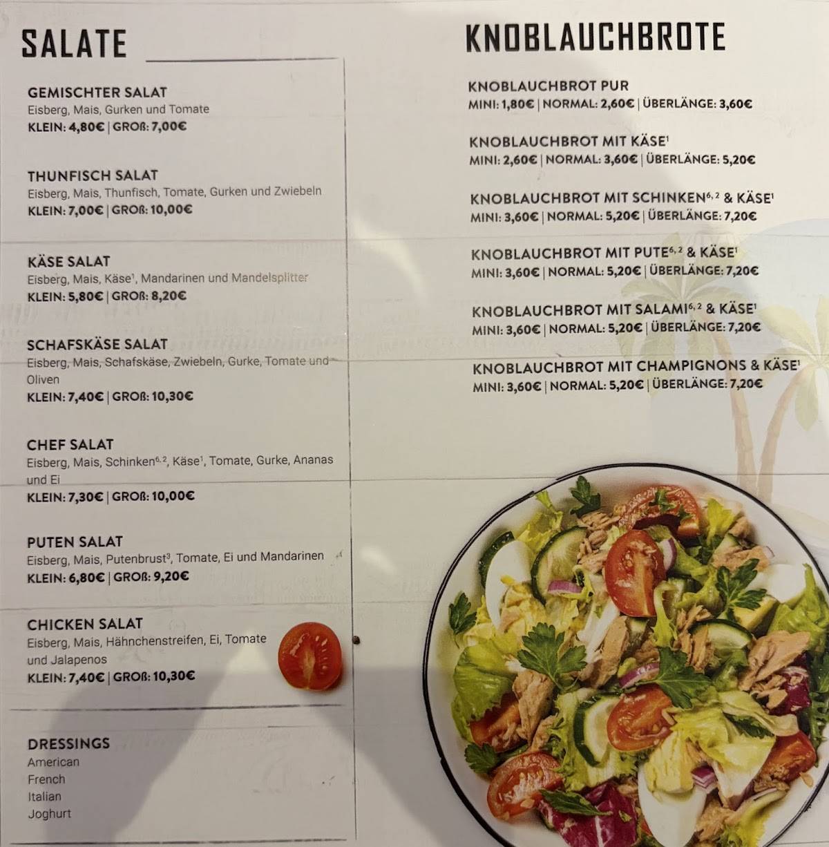 Croque Insel Pinneberg Lieferservice меню
