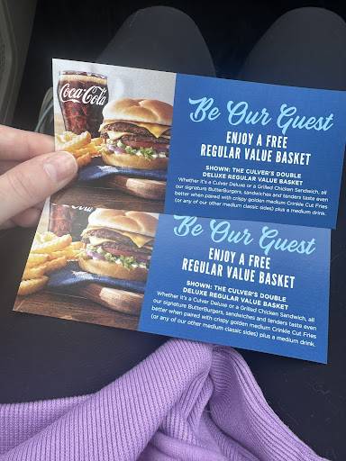 Culver’s меню