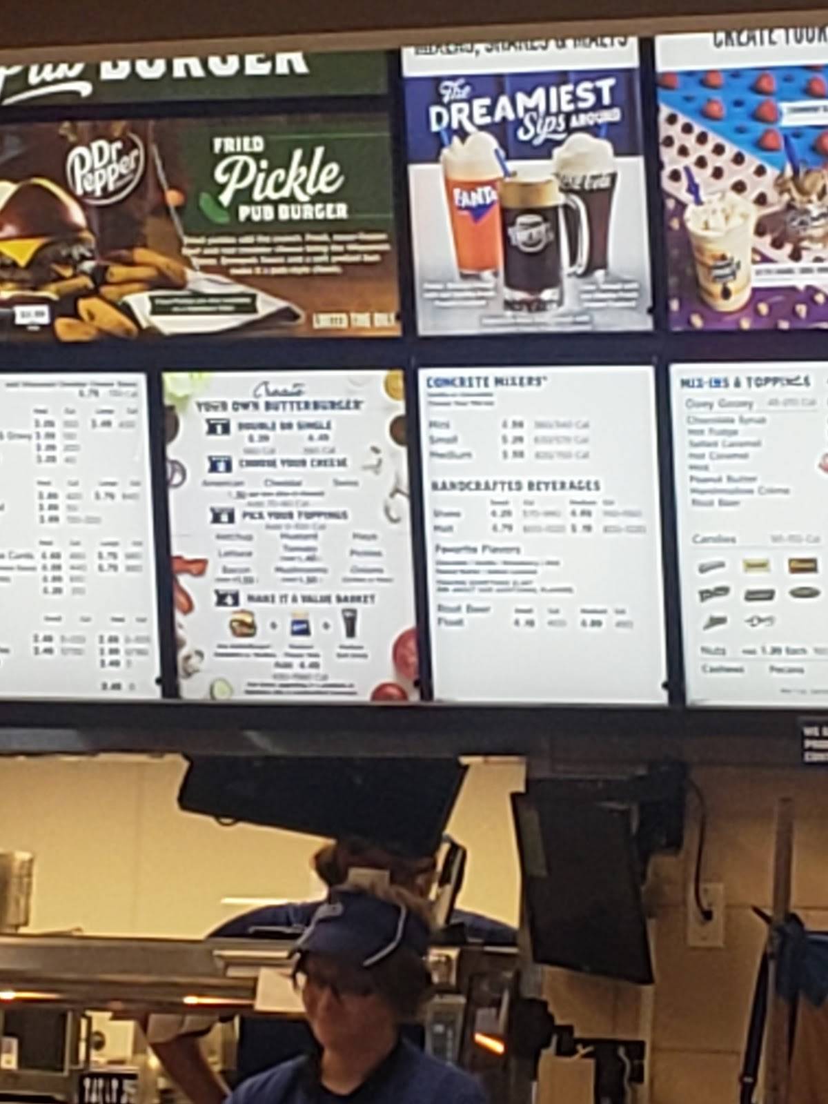 Culver’s меню