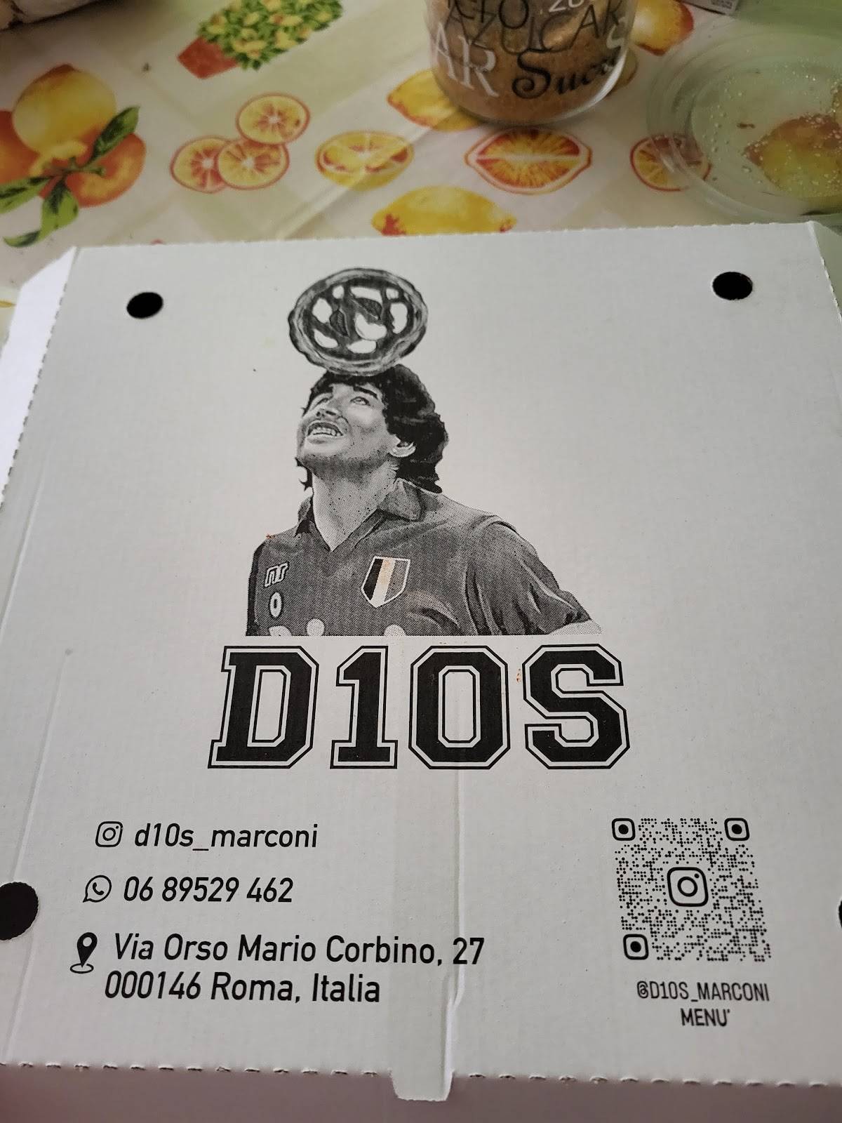 DIOS la vera pizza Napoletana a Roma меню