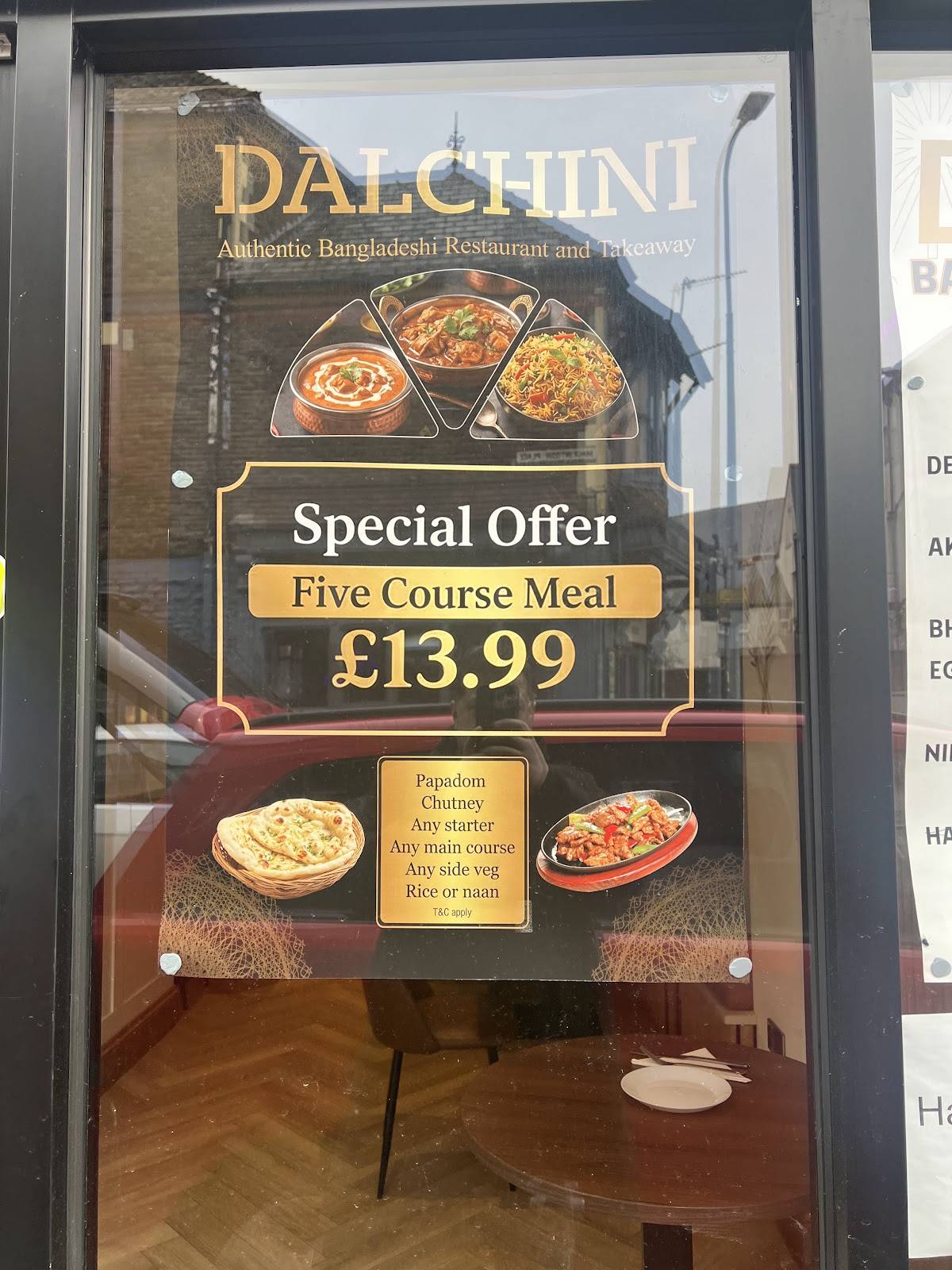 Dalchini Breakfast Indian Restaurant меню