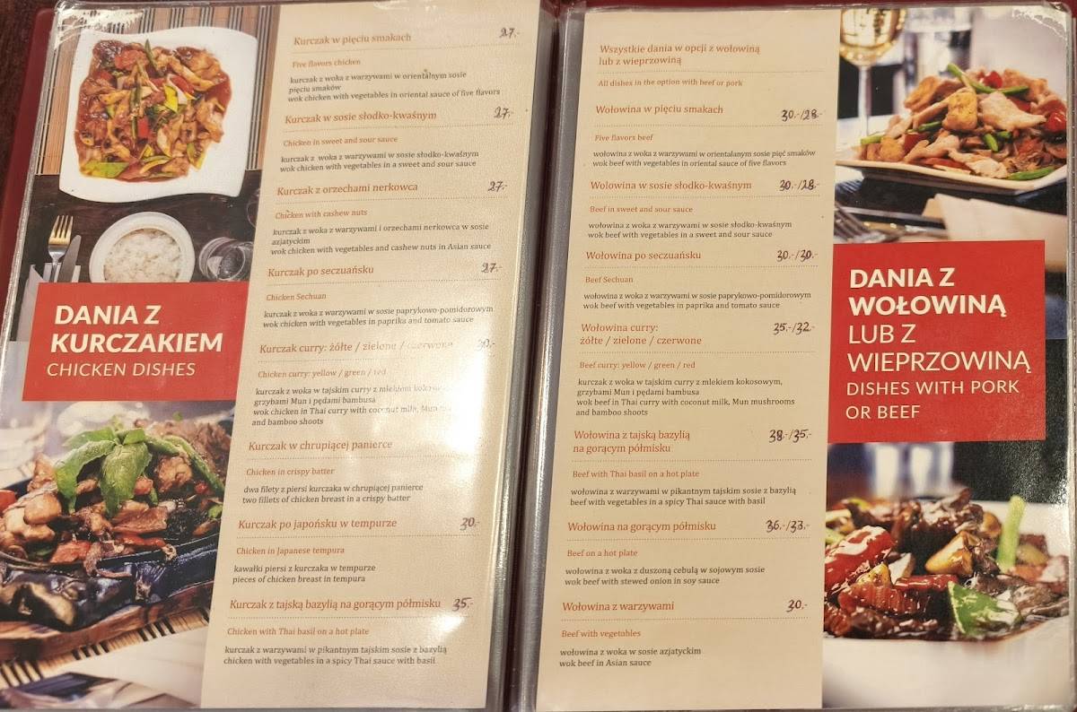 Daystar restauracja wietnamska w Warszawie меню