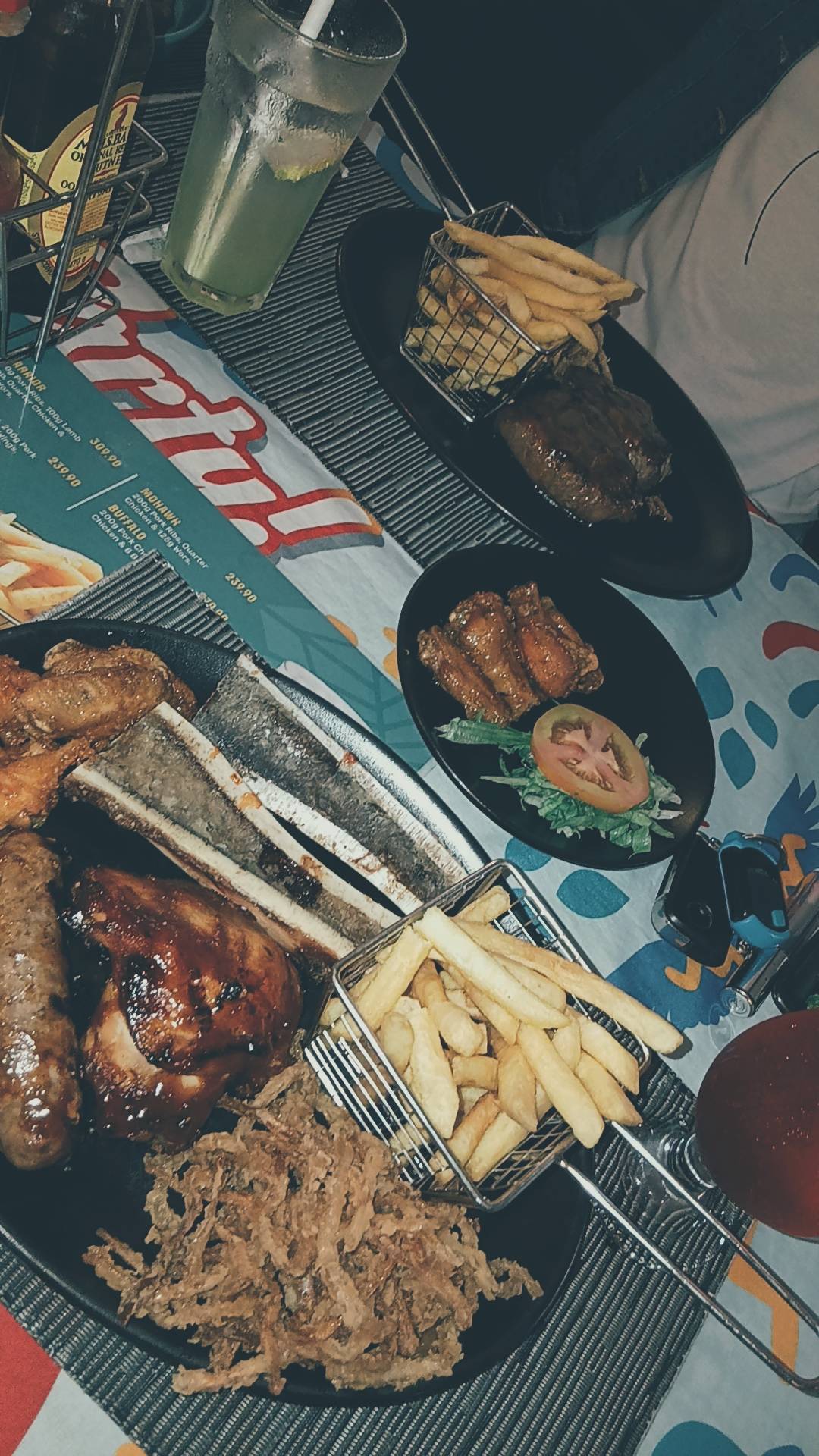 Del Rio Spur меню