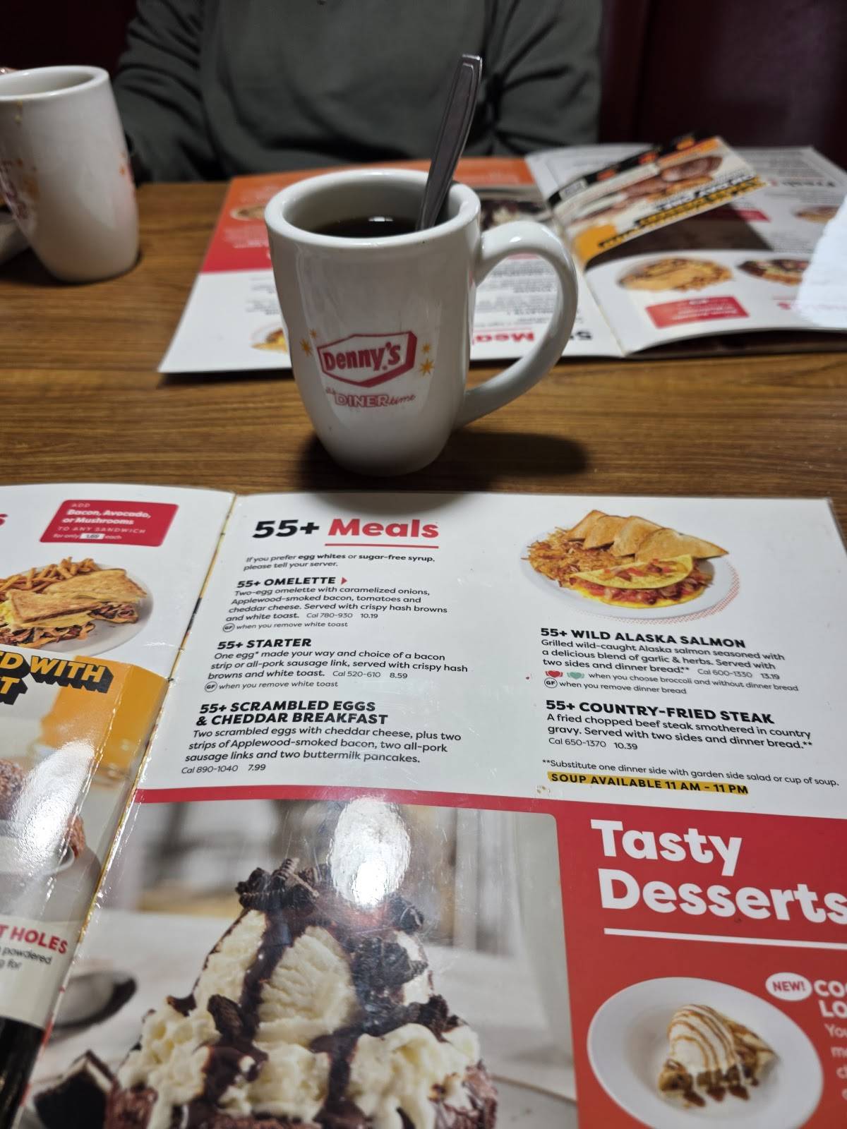 Denny's Restaurant меню