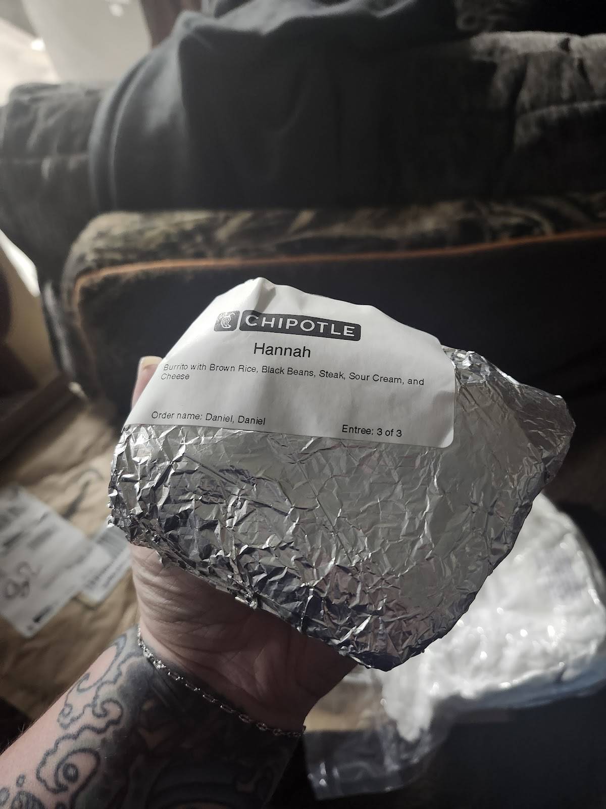 Chipotle Mexican Grill меню