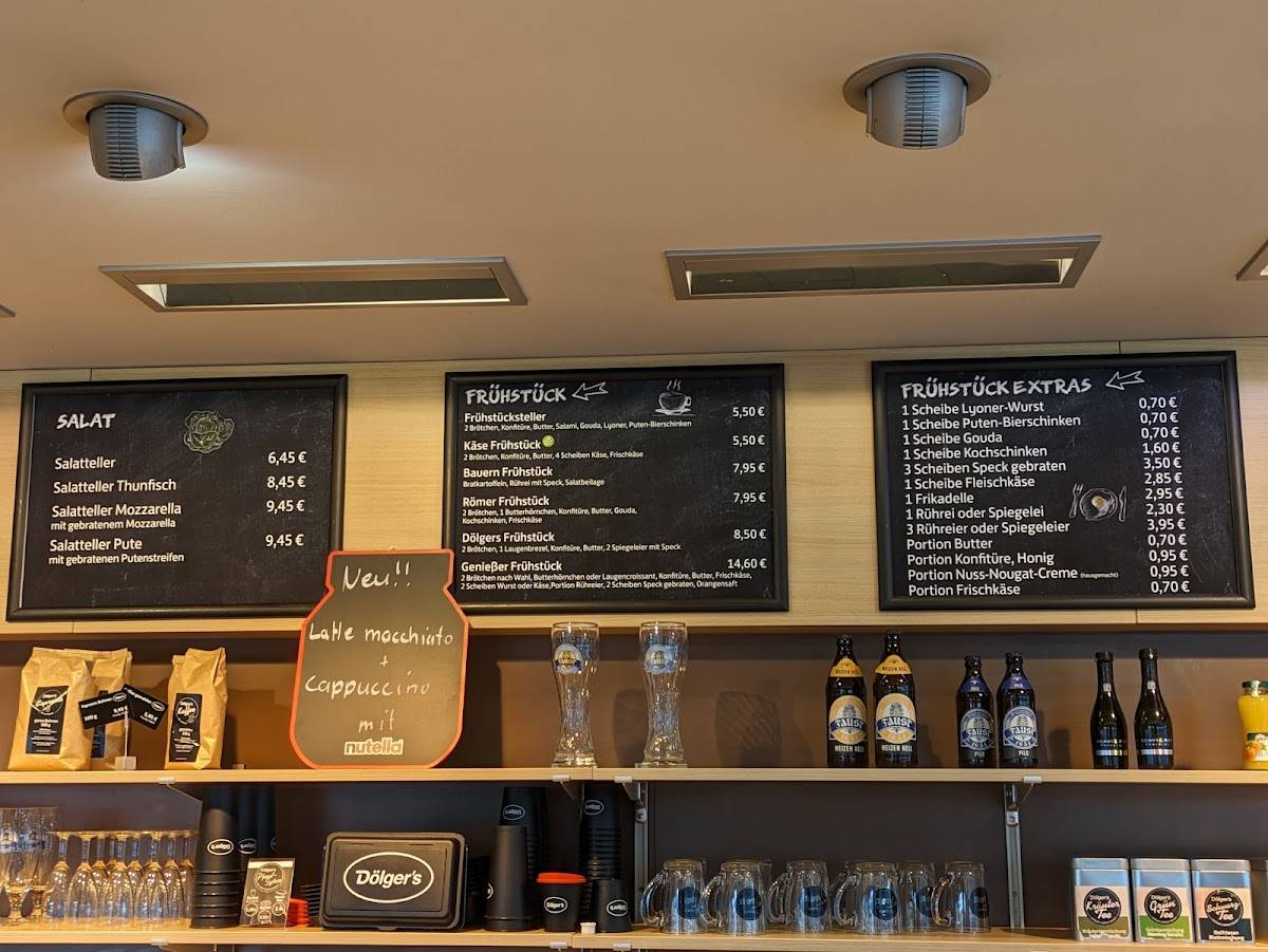 Dölgers Handwerksbackstube - Bäckerei - Konditorei - Café - Gastronomie меню