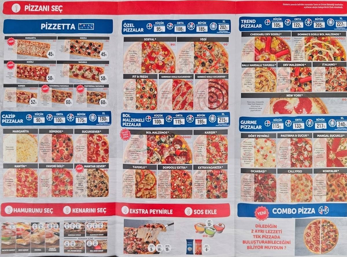 Domino's Pizza Datca меню