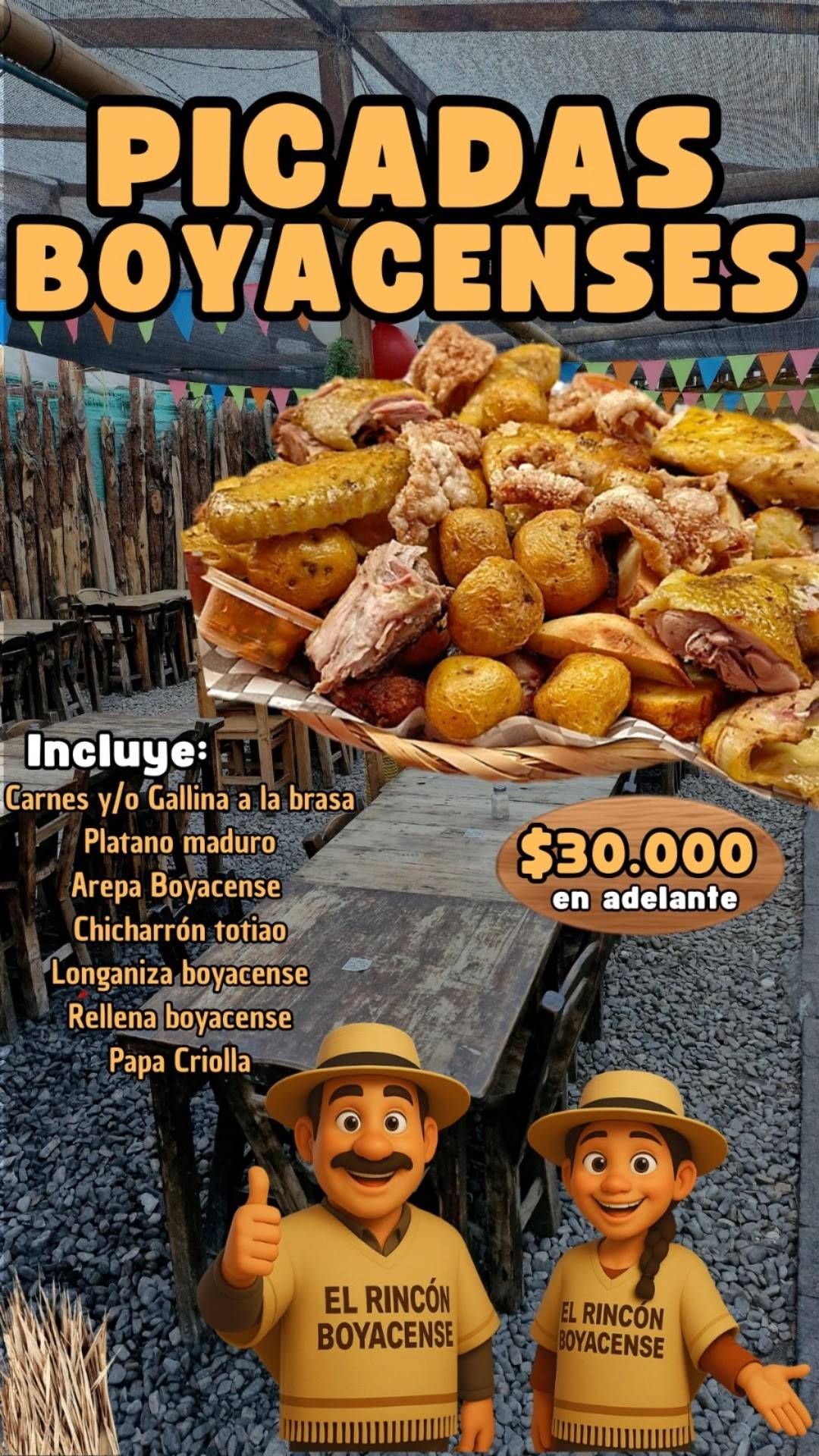 EL Rincon Boyacense меню
