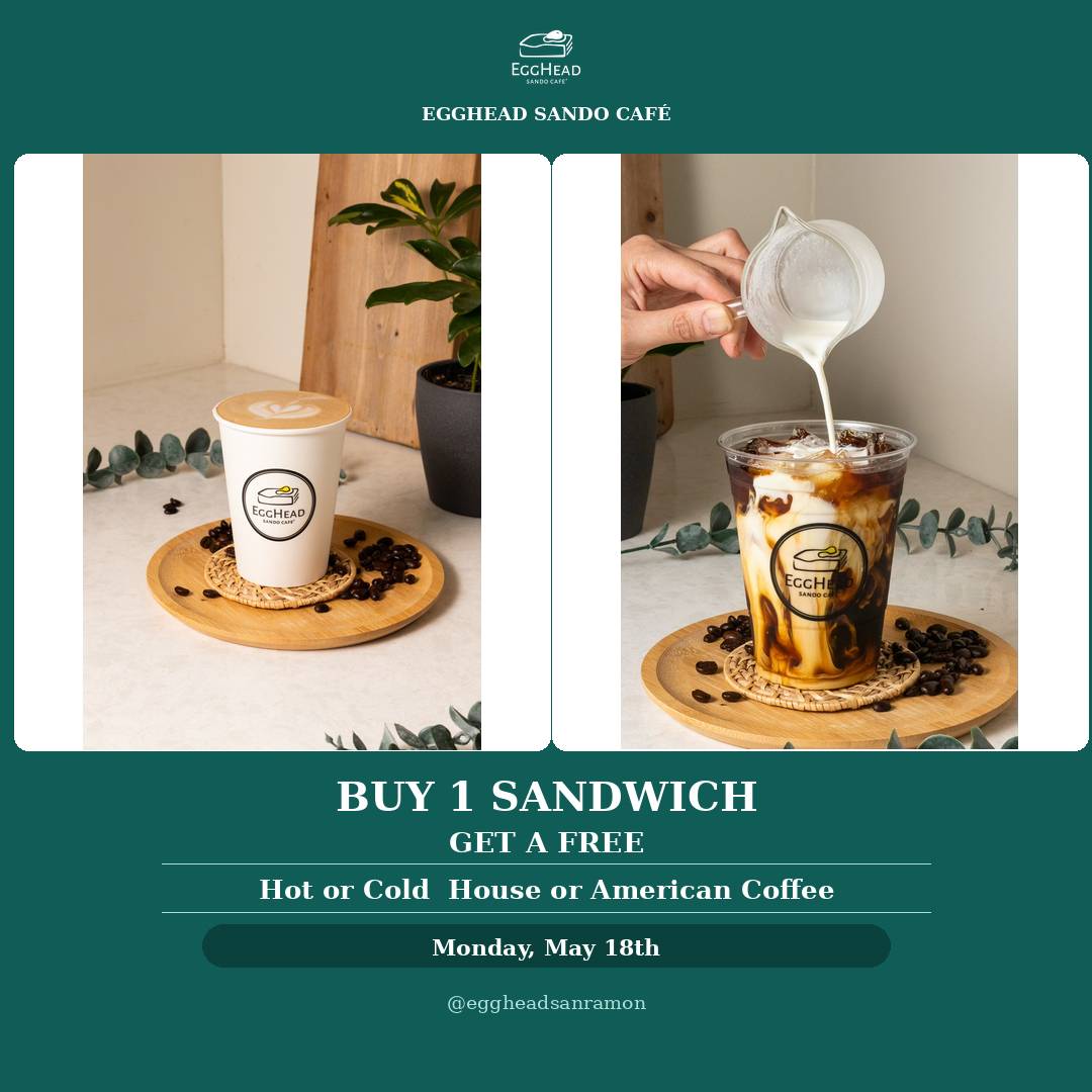 EggHead Cafe меню