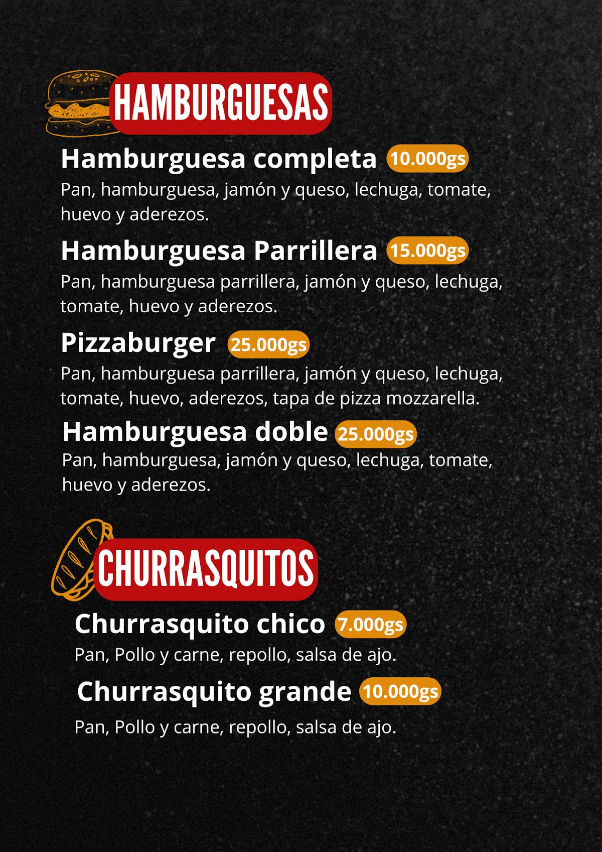 El Chef Mingo меню