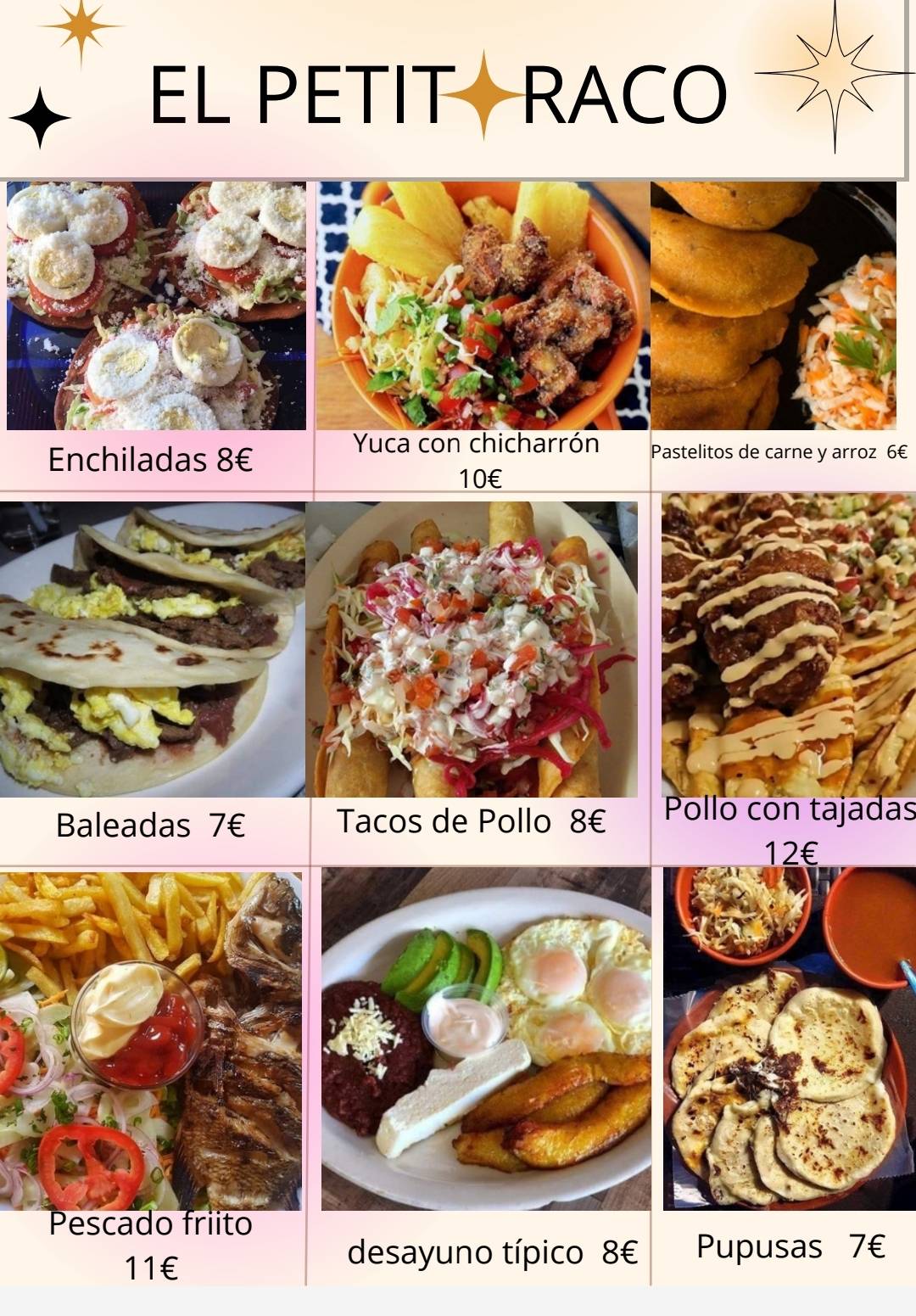 El Petit Racó меню