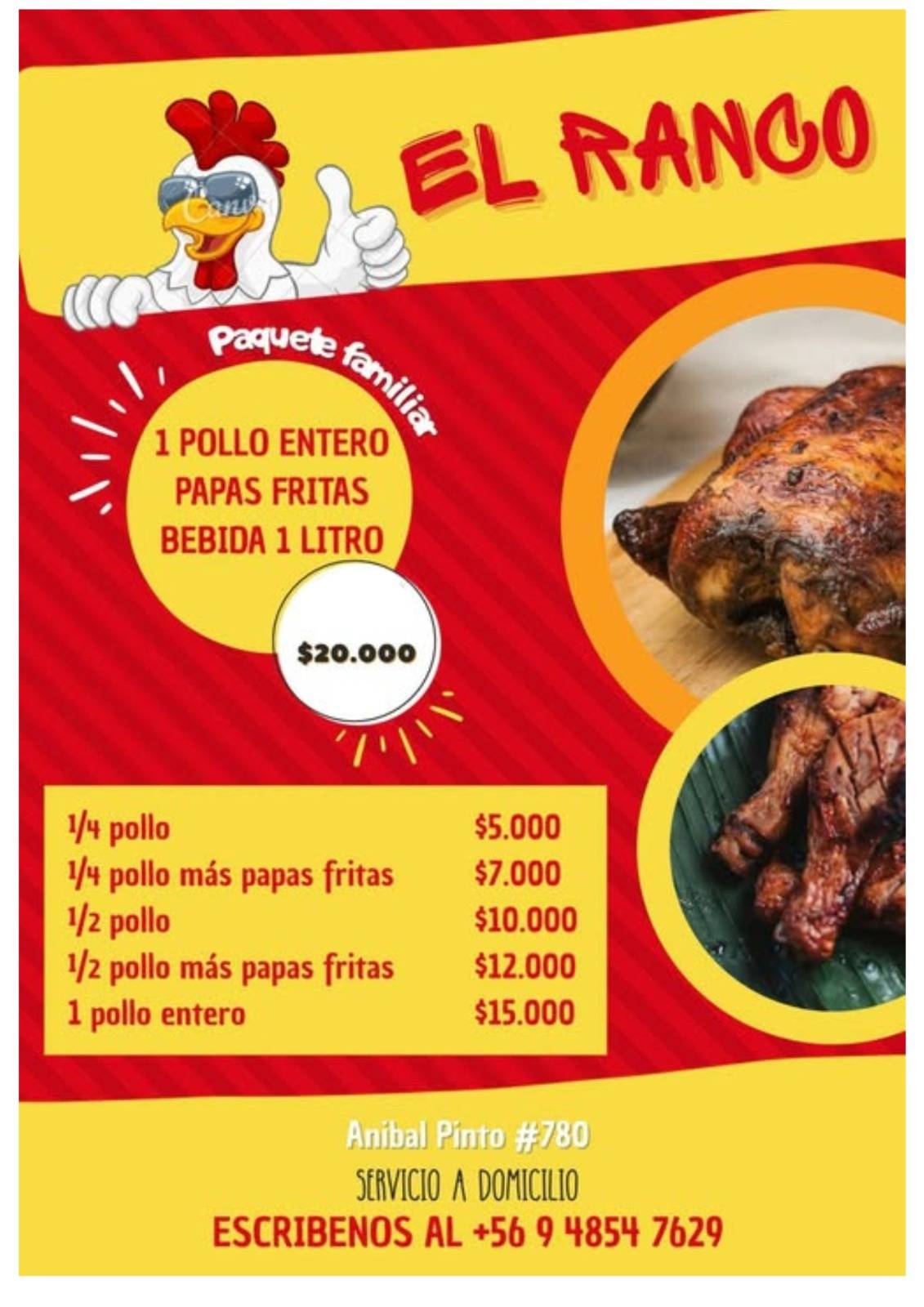 El Ranco Spa меню