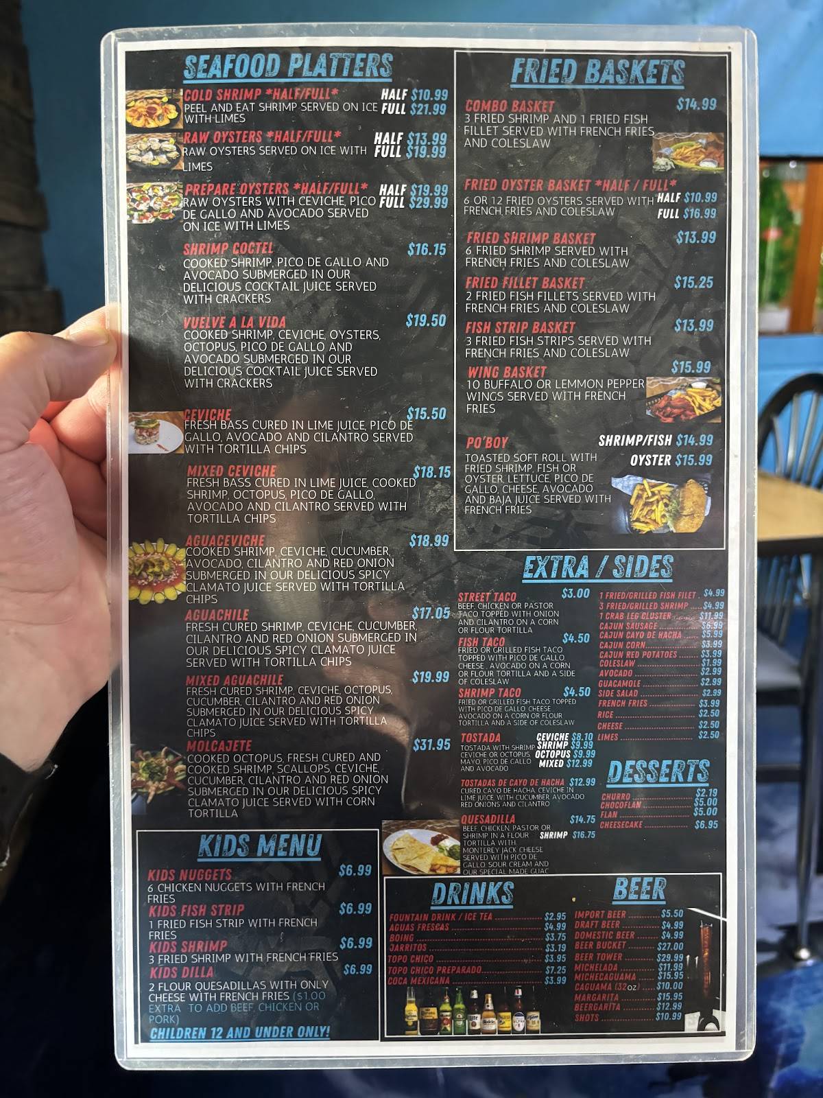 El Rey Seafood Shack меню