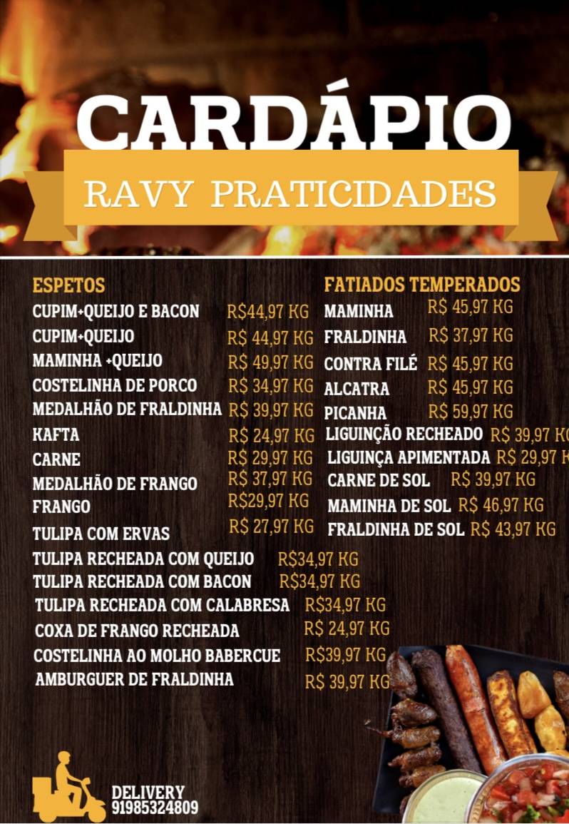Espetos do Ravy меню