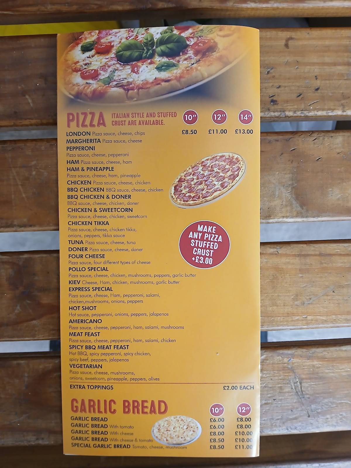 Express Pizza & Kebab меню