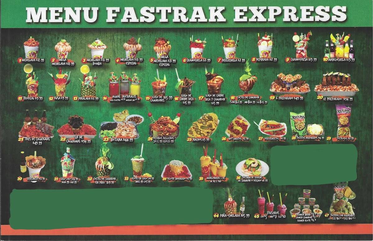 Fastrak Express #7 меню